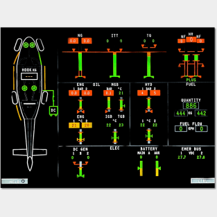Aviation  Glass Cockpit Posters and Art